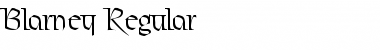 Blarney Regular Font