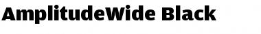 Download AmplitudeWide-Black Font