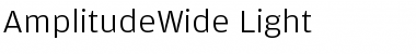 AmplitudeWide-Light Regular Font