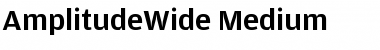 Download AmplitudeWide-Medium Font