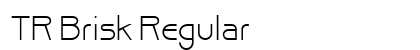 TR Brisk Regular Font TR Brisk Regular Font Preview