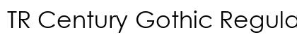 TR Century Gothic Regular Font TR Century Gothic Regular Font Preview