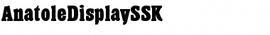 AnatoleDisplaySSK Regular Font