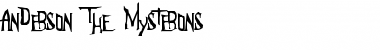 Anderson The Mysterons Regular Font