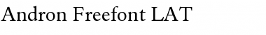Andron Freefont LAT Regular Font