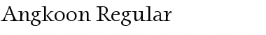 Angkoon-Regular Regular Font