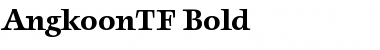 AngkoonTF-Bold Regular Font
