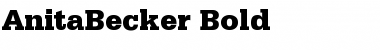 Download AnitaBecker Font