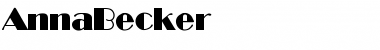 Download AnnaBecker Font
