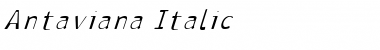 Antaviana Italic