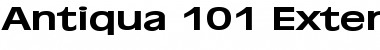 Antiqua 101 Extended Bold Font