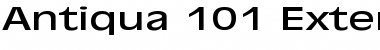 Antiqua 101 Extended Normal Font