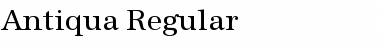 Antiqua Regular Font