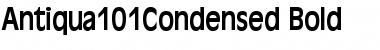 Antiqua101Condensed Bold Font