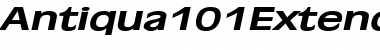 Antiqua101Extended BoldItalic Font