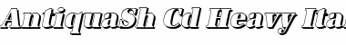 AntiquaSh-Cd-Heavy Italic
