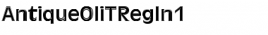 AntiqueOliTRegIn1 Regular Font