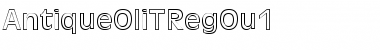 AntiqueOliTRegOu1 Regular Font