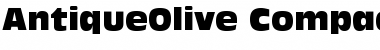 AntiqueOlive Compact Font