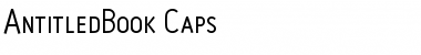 Download AntitledBook Caps Font