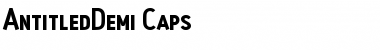 Download AntitledDemi Caps Font