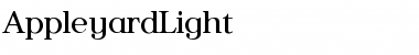 AppleyardLight Font