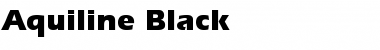 Aquiline Black Bold Font