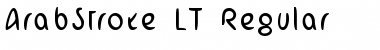 Download ArabStroke LT Regular Font