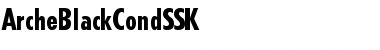 ArcheBlackCondSSK Regular Font