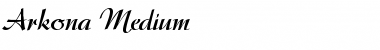 Arkona-Medium Regular Font
