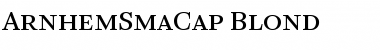 ArnhemSmaCap-Blond Regular Font
