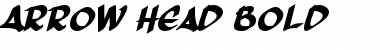 Arrow Head Bold Font