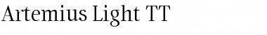 Download Artemius Light TT Font