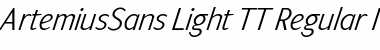 ArtemiusSans Light TT Font