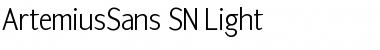 Download ArtemiusSans SN Light Font