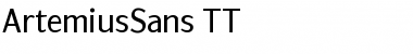 ArtemiusSans TT Regular Font