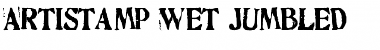 Download Artistamp Wet Jumbled Font
