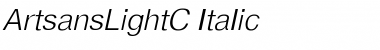 ArtsansLightC Italic