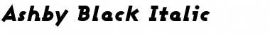 Ashby Black Regular Font