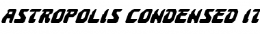 Astropolis Condensed Italic Font