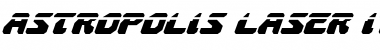 Astropolis Laser Italic Italic Font