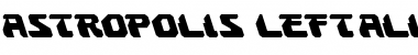 Astropolis Leftalic Italic Font
