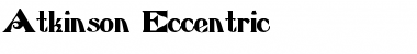 Atkinson Eccentric Regular Font