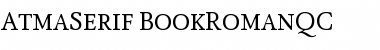 AtmaSerif-BookRomanQC Regular Font