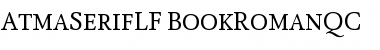 AtmaSerifLF-BookRomanQC Regular Font