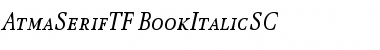AtmaSerifTF-BookItalicSC Regular Font