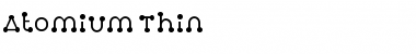 Atomium-Thin Regular Font