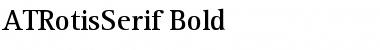 Download ATRotisSerif-Bold Font