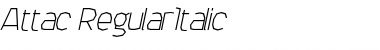 Attac Italic Font