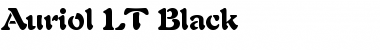 Auriol LT Black Regular Font